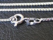 Venezianerkette 925'er Silber Diamantiert Ø 1,2mm x 38-60 cm Markenware   / X443