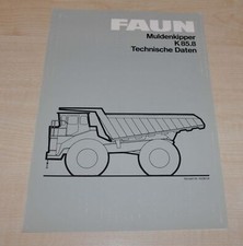 1982 Faun Muldenkipper K 85.8