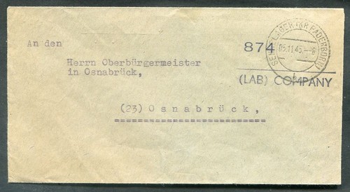 Feldpost 1945 sennelager - feldpost,