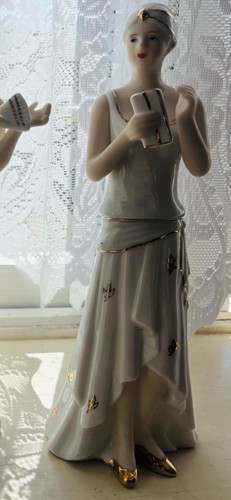 Vintage art deco stil - art,