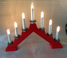 Lichterbogen Weihnachtsbogen  Schwibbogen Holz