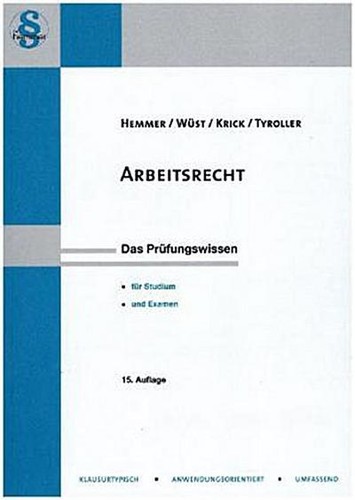 Arbeitsrecht skripten - arbeitsrecht, (skripten