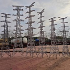 Diorama Hochspannungs Strommast Modell Eisenbahn Szene Gebäude Modell Prop