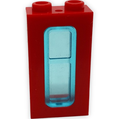 Lego fenster 4035 rot - rot, 1x2x3