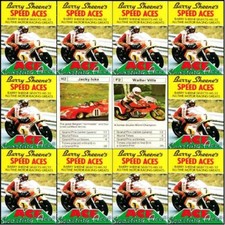 Top Trumps Einzelkarten Barry Sheenes Motorrad Speed Aces - verschiedene (FB3)