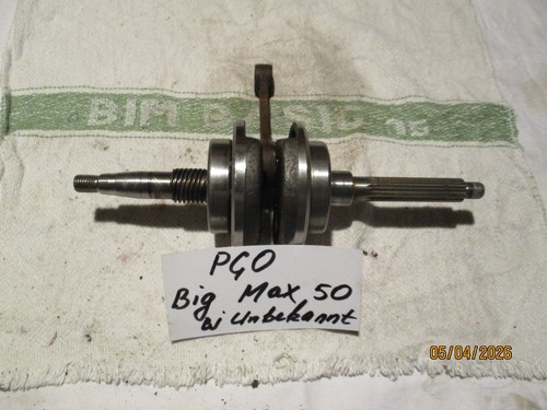 Pgo big max - max, kurbelwelle