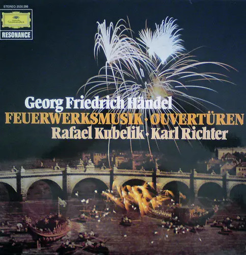 Händel feuerwerksmusik - lp,