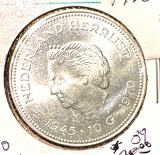 Netherlands 1970 10 gulden KM