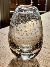 Vintage Bubble Glas Vase - Art