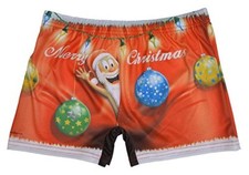 Boxershort Scherzartikel Weihnachten - Unterwäsche Motiv - lustige Unterwäsche 