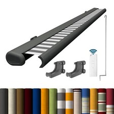 Markise elektrisch Vollkassettenmarkise 3x2,5m für Balkon Terrassenüberdachung 