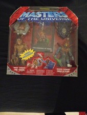 MOTU Masters of the Universe 200x Figuren Set Wolf A. He Man  Snake A.Skeletor 