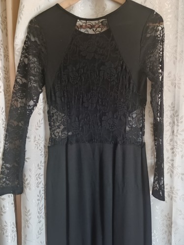 Damen abendkleid schwarz 38 - schwarz, 37-38