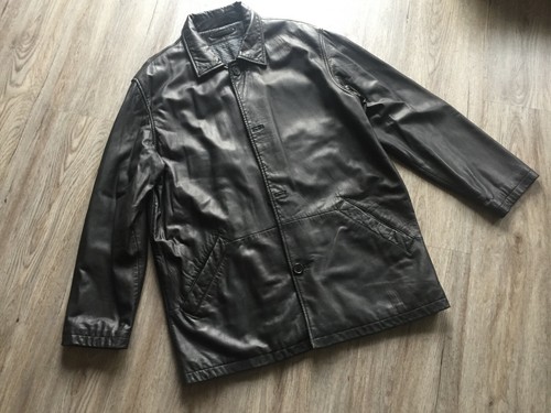 Herren leder kurzmantel - herren,