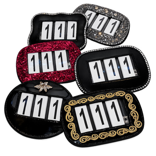 Kopfnummern glitzer strass - strass, 7