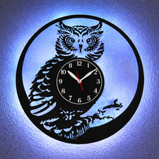 Vinyl Wanduhr - Schallplatte -