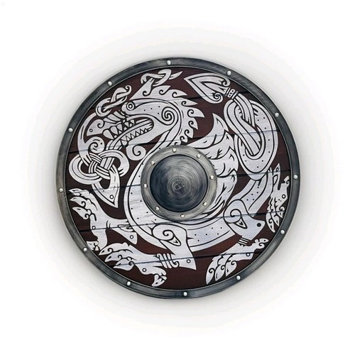 Wikinger drachen schild - wikinger,