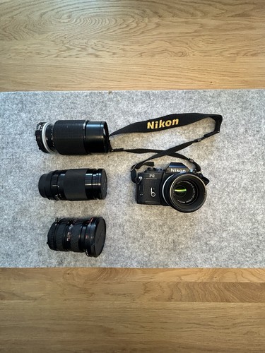 Nikon 4 objektive - +,