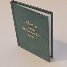 Miniaturbuch Minibuch - "Gibt es einen Weihnachtsmann?"