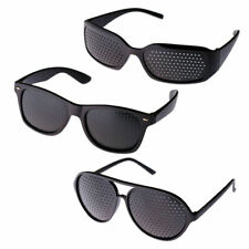 3x Rasterbrille Lochbrille Gitterbrille Augentraining Sehkorrektur Loch Brille