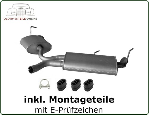 Auspuff endtopf neu für - auspuff,