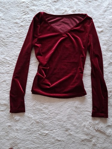 Süßes samt shirt - gr., 36