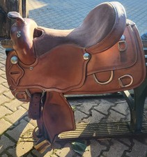 Westernsattel Braun breit, sehr weicher sitz