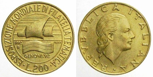 Italia italy italien 200 lire - italia,