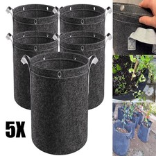 5/10X PFLANZSÄCKE MIT HENKELN