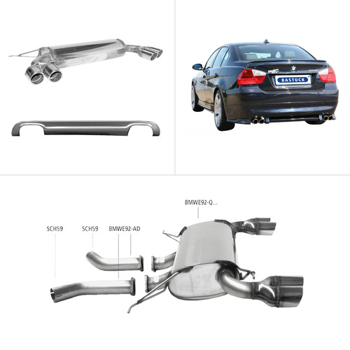 Bastuck sportauspuff bmw 3er - bastuck,