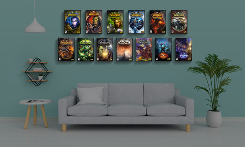 World warcraft wall box art - box,