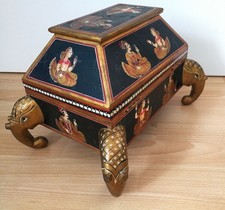 alte Truhe * Holz handbemalt