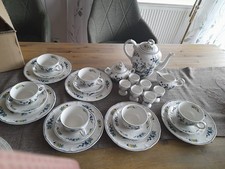 Villeroy & Boch – „Phoenix Blau“ – Kaffeeservice für 6 Personen – Komplettset