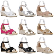 Damen Keilsandaletten