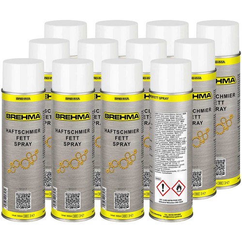 12x brehma haftschmierspray - brehma,