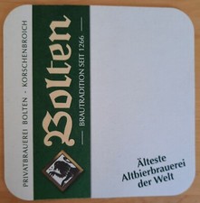 Bierdeckel Bolten