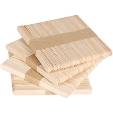 Holzstäbchen Basteln, Eiscreme, DIY, Naturholz, 200 Stück, 11,4 cm