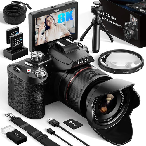 Digitalkamera 64mp 16x - 8k,