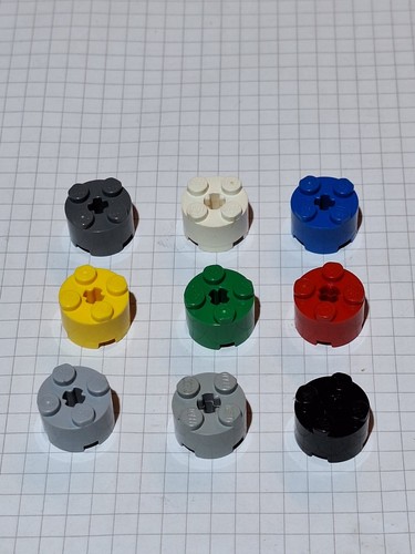 Lego 2x2 rund - rund,