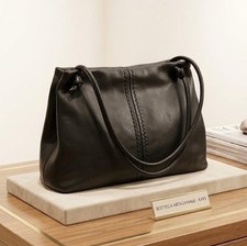Vintage leder handtasche - vintage,
