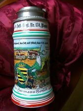 Reservistenkrug Plauen Hermann Kayser Sachsen Krug Sächsischer Bierkrug Org1907