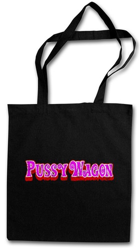 Pussy wagon stofftasche - pussy,