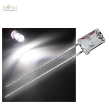 50 x LED 5mm konkav warmweiß