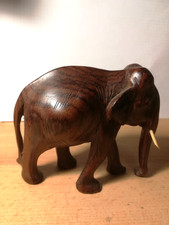 Elefant aus Holz Höhe 10,5 cm
