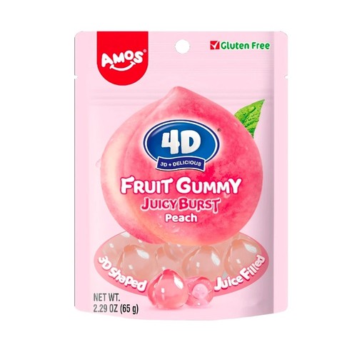 Amos gummibärchen pfirsich - 4d,