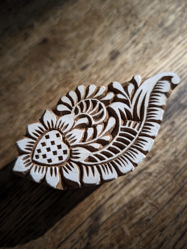 Indischer holzstempel für - holzstempel,