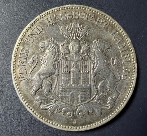 Fünf mark deutsches reich - fünf,
