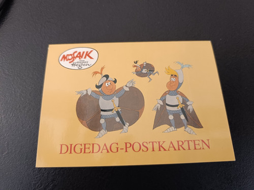 Mosaik digedag postkarten - mosaik,
