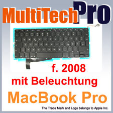 DE Tastatur f. Apple MacBook Pro 15' A1286 Series f. Model 2008 mit  Beleuchtung