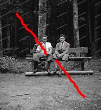 Negativ-Lahr-Schwarzwald-Ortenaukreis-Männer-Fritz-Otto-Sitzbank-1936-129